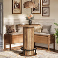 Tribesigns Round Dining Table, Bar Height Commercial Kitchen Table by Tribesigns