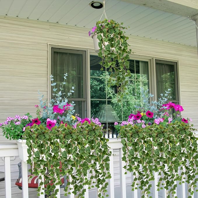 Hollyone 2pcs Artificial Hanging Plants 35.4" Fake Ivy Vine Faux Ivy Leaves - Image 5