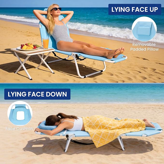 LILYPELLE Folding Chaise Lounge Chair - Image 3