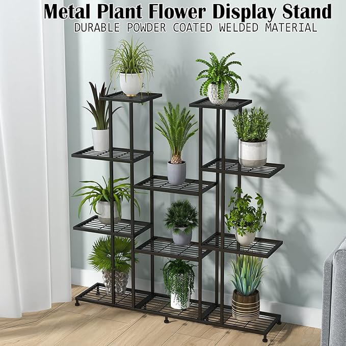 Twhep Heavy Duty Metal Plant Stand, large Multifunctional Plant Stand - Image 2