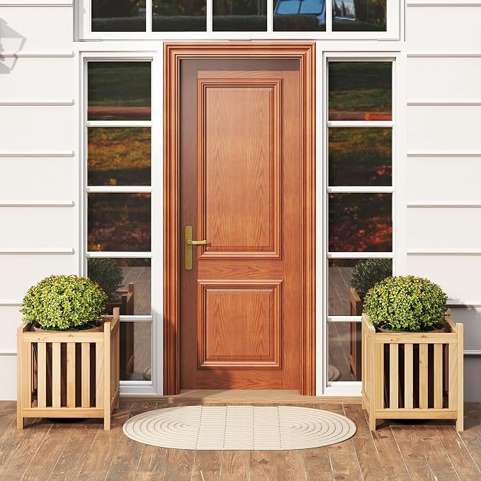 Giantex 2-in-1 Outdoor Bench - Image 9