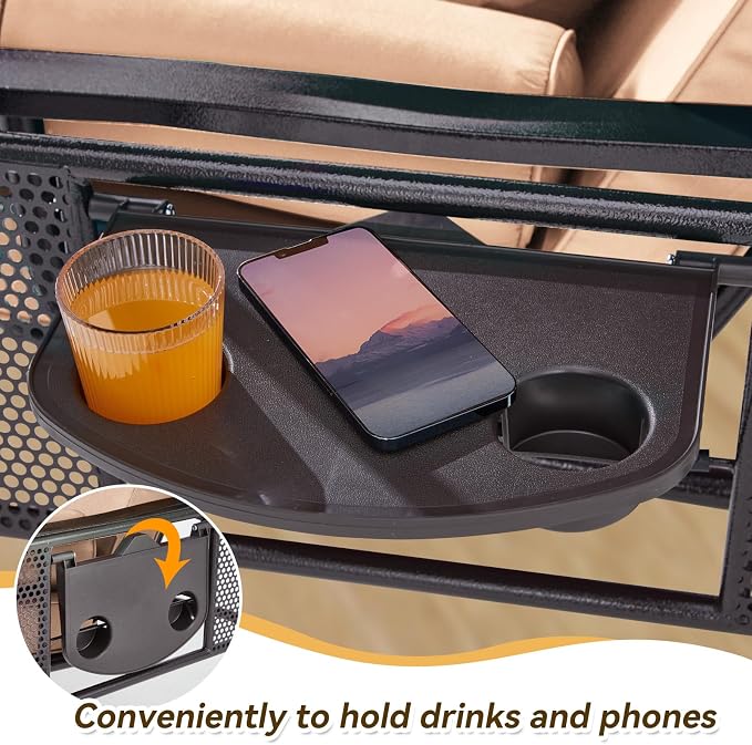 3 in 1 Outdoor Porch Swing - Image 7