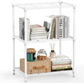 450 lbs Wire Storage Shelving 3-Tier Utility Shelving Unit Steel Organizer Wire by MEIGAOPLASTICANDMETALHKCOLIMITED