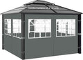 Gazebo Privacy Curtains 10' x 10' by Aonear