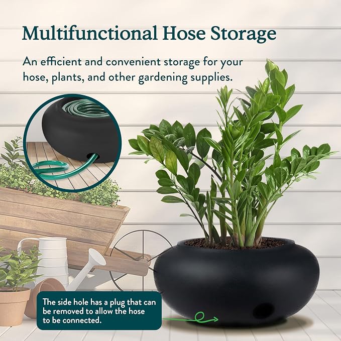 The HC Companies 21 Inch Garden Hose Pot - Image 5