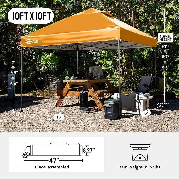 CROWN SHADES 10x10 Pop Up Canopy - Image 2