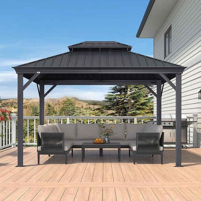 PURPLE LEAF 10' X 12' Gazebo - Image 2