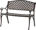 Christopher Knight Home Eastwood Antique Copper Cast Aluminum Bench by ChristopherKnightHome