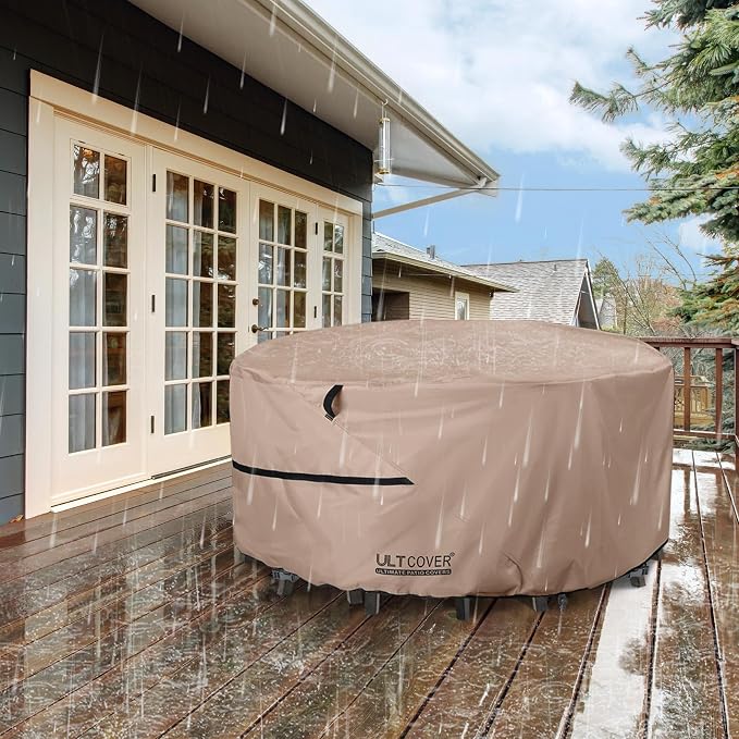 ULTCOVER Round Patio Furniture Cover - Image 6