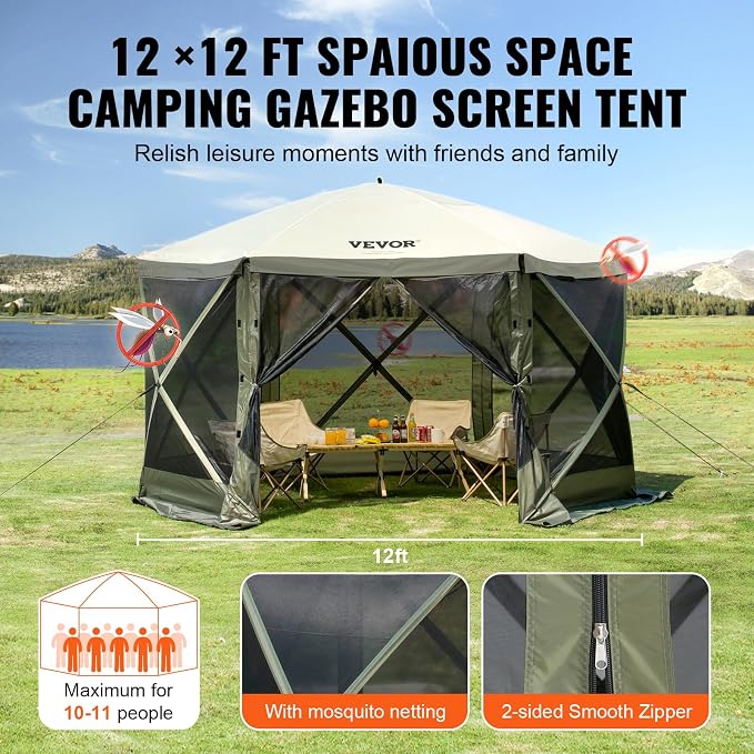 VEVOR 12x12ft Pop Up Gazebo Tent - Image 7