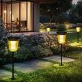 Solar Pathway Lights Outdoor, Solar Lights Outdoor Waterproof IP65, 200 LM Auto by WTGEGF-EnjoythegentleembraceofthesunHighlumenslightupyouroutdoorspace
