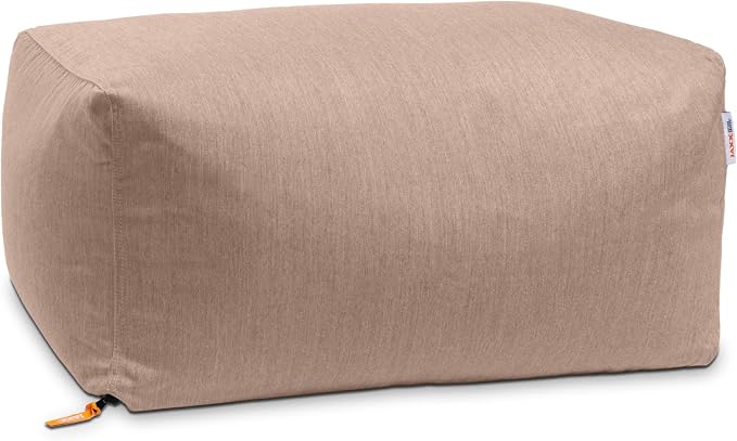 Jaxx Leon Outdoor Bean Bag Ottoman Bench, Premium Sunbrella - Image 8