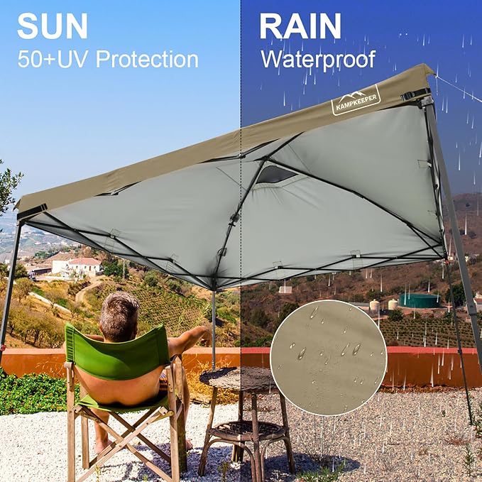KAMPKEEPER Replacement Top Pop Up Canopy Tent Cover Roof - Image 2