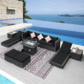 NICESOUL 11 Piece Sectional Outdoor Set by NICESOUL