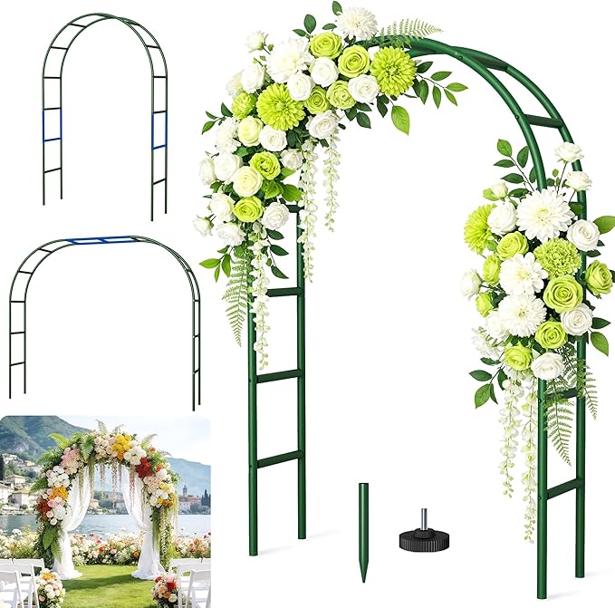 Thickened Rustproof Garden Arch Metal Trellis by Unknown
