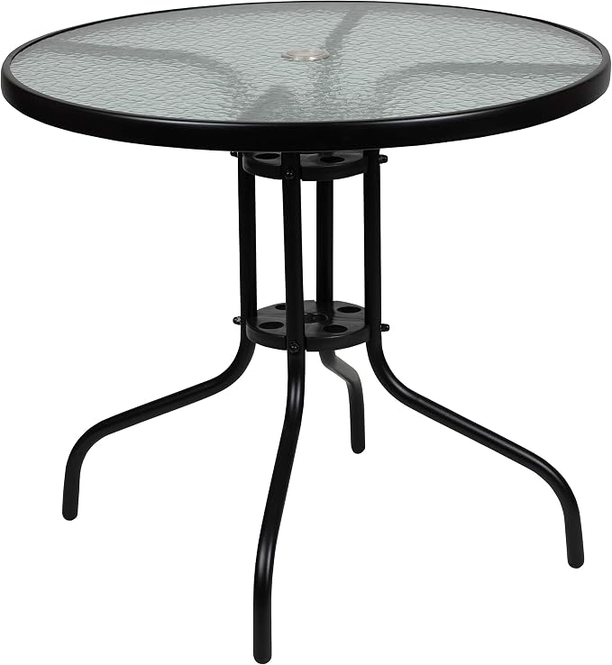 Flash Furniture Nantucket 6 Piece Red Patio Garden Set - Image 10