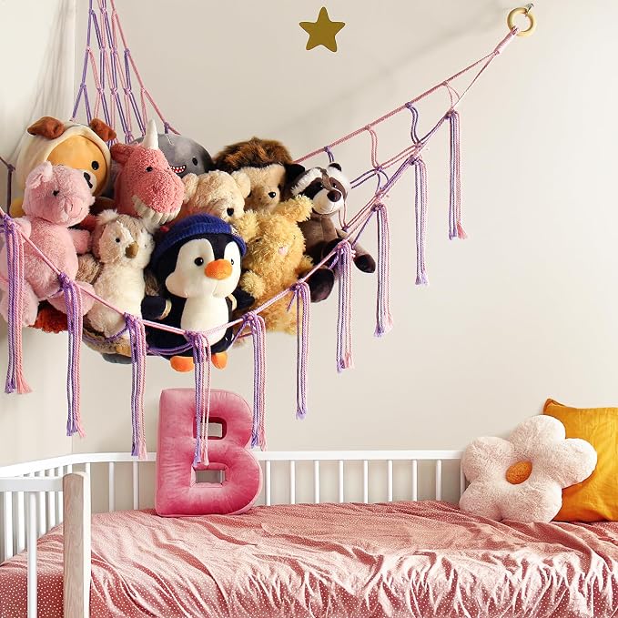 Large Stuffed Animal Hammock Corner Net - Image 2