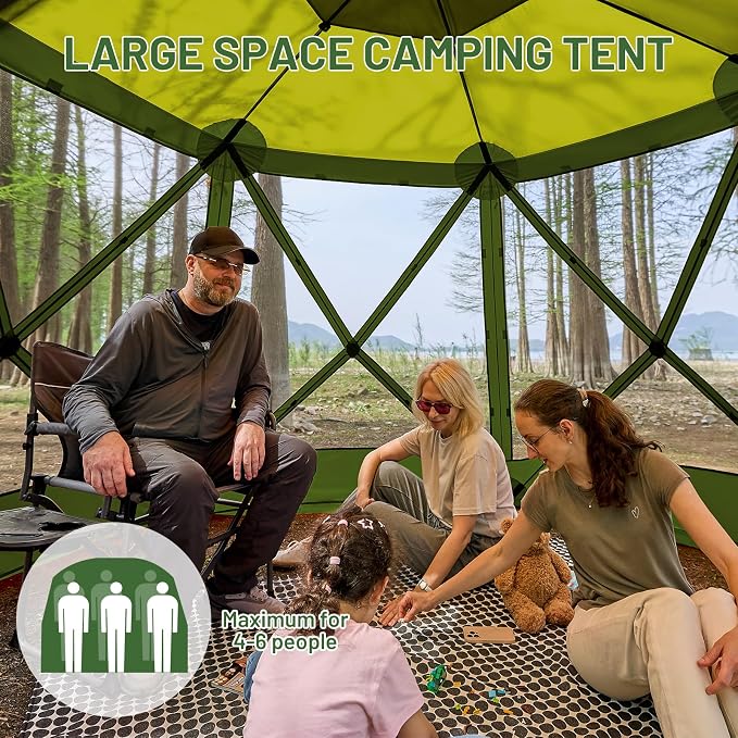 TIMBER RIDGE Easy Pop Up Gazebo Canopy Tent - Image 5