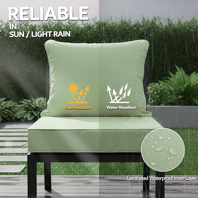 22x22 Inch Patio Chair Cushion - Image 3
