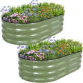1MORE Galvanized Raised Garden Bed- Planter Garden Boxes Outdoor, Raised Beds by 1MORE