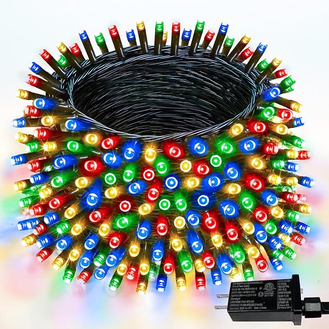 Upgraded 99FT 300 LED Multicolor Christmas String Lights Outdoor & Indoor by PRODUCTS