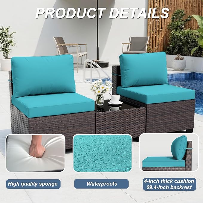ALAULM Patio Furniture Set - Image 2