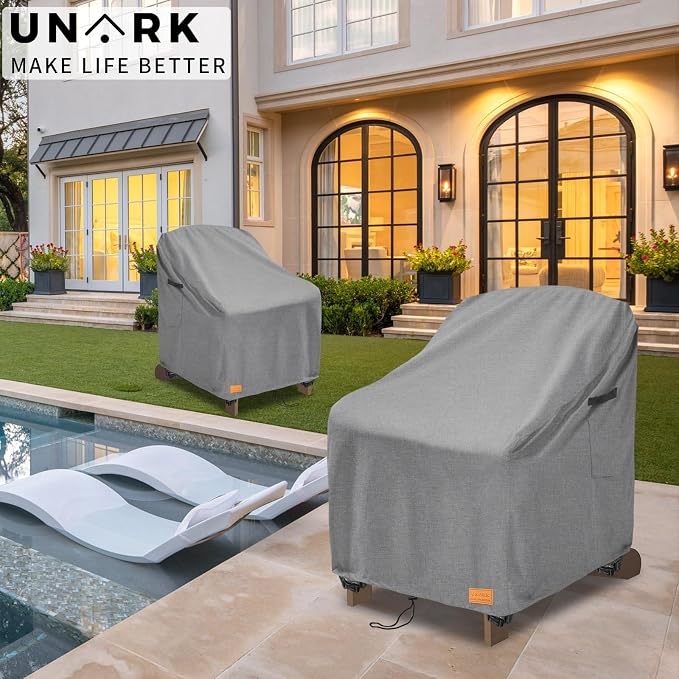 Outdoor Adirondack Chair Covers 28W x 32D x 35H Inches, Patio Furniture Covers - Image 5