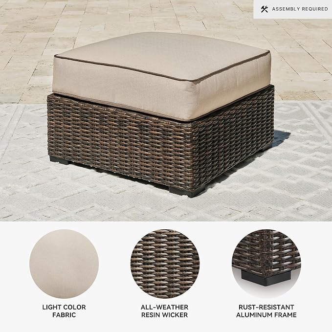 Signature Design by Ashley Coastline Bay Outdoor Patio Nuvella Weather - Image 4