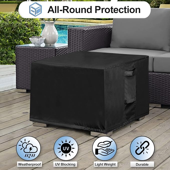 OutdoorLines Outdoor Waterproof Patio Ottoman Covers - Image 4
