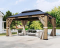 AMERLIFE 12' x 16' Heavy Duty Hardtop Gazebo by AMERLIFE