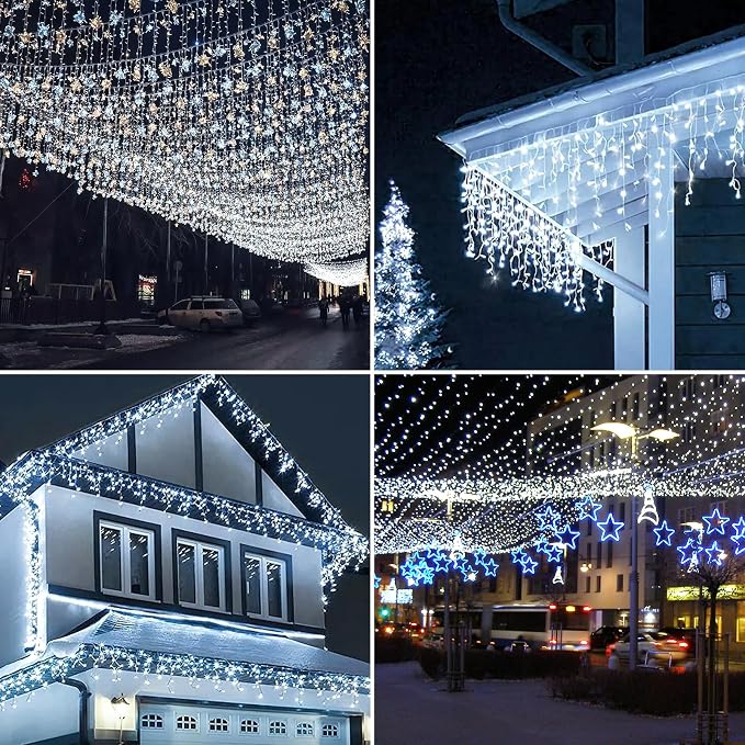 Solar String Lights for Outside, 50ft Solar Lights Outdoor Waterproof 100 Led - Image 6