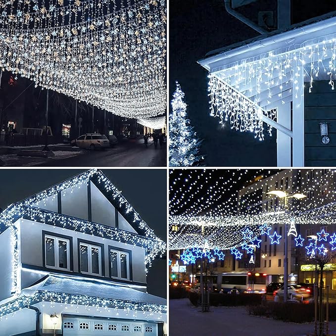 Dailyart Solar String Lights Outdoor, 2 Pack 200 Led Solar Fairy Lights - Image 9