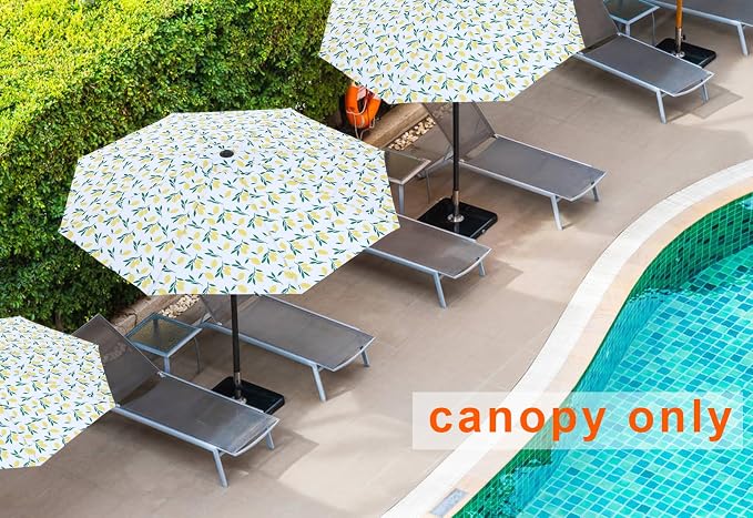 MASTERCANOPY Patio Umbrella 9 ft Replacement Canopy - Image 6