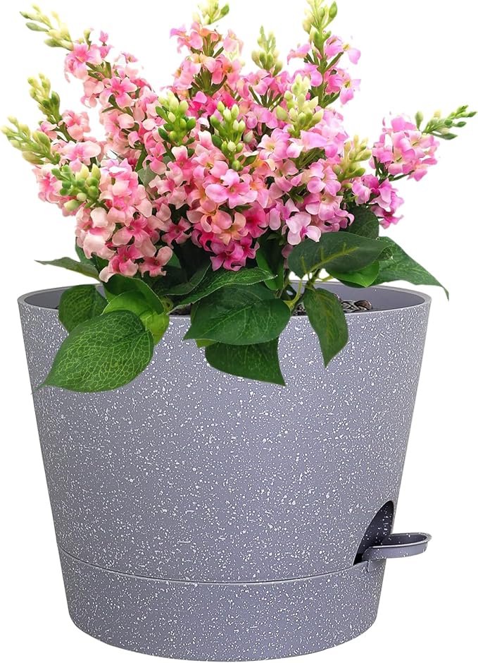 12 inch Large Self Watering Pots by Meowell