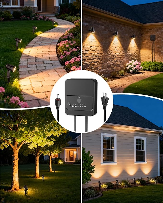 ZZXX 8 Pack Low Voltage Landscape Lights - Image 5
