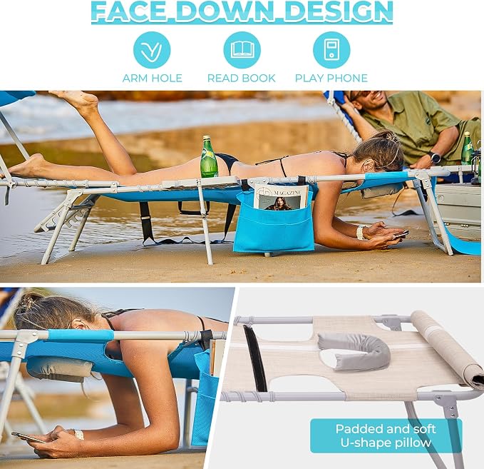 #WEJOY 4 in 1 Tanning Chair - Image 5