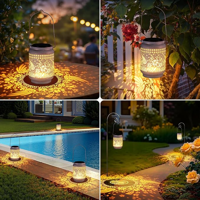 KOOPER Solar Lanterns Outdoor Waterproof Birthday Gifts - Image 5