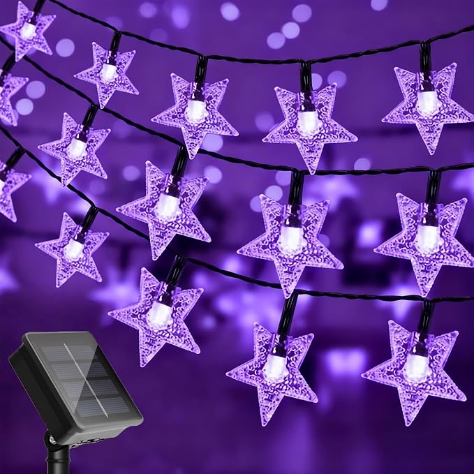 Twinkle Solar Star String Lights Outdoor Waterproof Fairy Lights 39FT 100 LED by Unknown