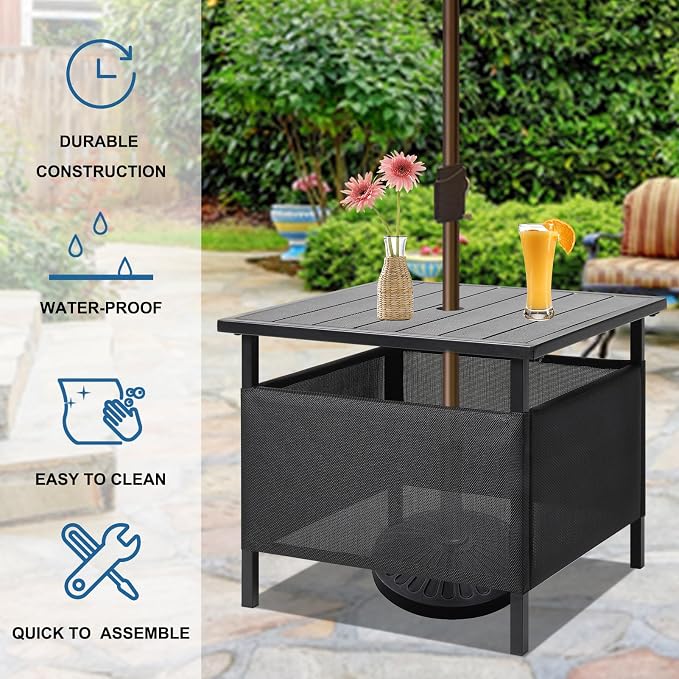 LZRS Adirondack Square Outdoor Side Table - Image 6