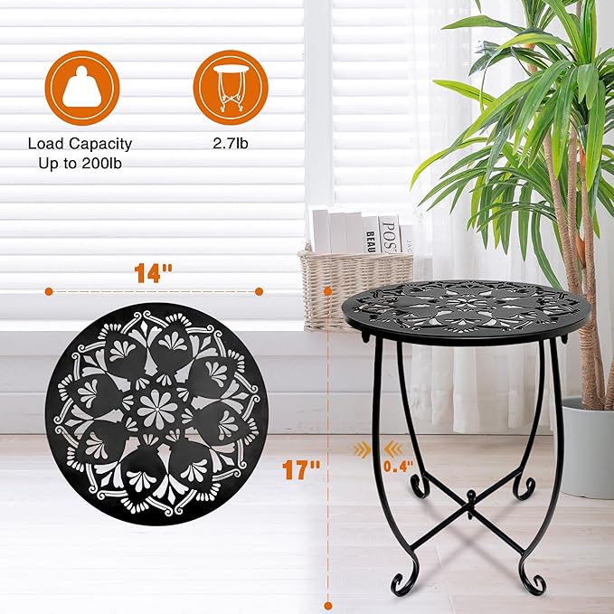 Fashion&cool 2 Pack Outdoor Side Tables - Image 5