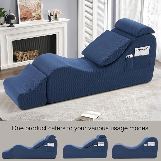 Yoga Chairs for Adults, Ergonomic Chaise Lounge Chair Indoor - Image 5