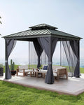 GarveeLife Hardtop Gazebo 12 ft x12 ft by GarveeLife