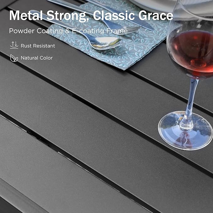 PHI VILLA 9 Pieces Outdoor Dining Set - Image 8