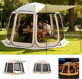 VEVOR Pop up Screen House Tent, 12 x 11 ft, 10-12 Person Screen Gazebo by VEVOR