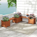 Giantex 2-in-1 Outdoor Bench by Giantex