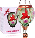 Cardinal Solar Hot Air Balloon Lantern, Outdoor Decor by Profinella