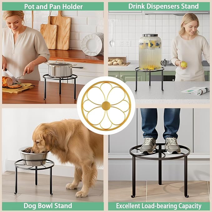 5 Pack Metal Outdoor Plant Stand Heavy Duty Plant Pot Stands - Image 6