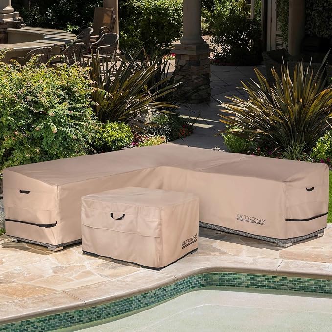 ULTCOVER Patio V-Shaped Sofa Cover Waterproof - Image 6