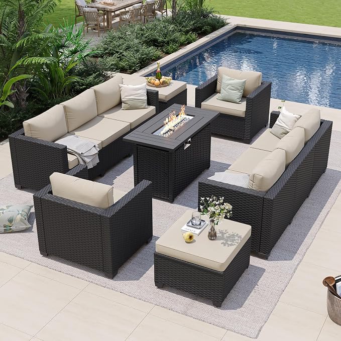 Aoxun 7 Piece Patio Furniture Set - Image 2