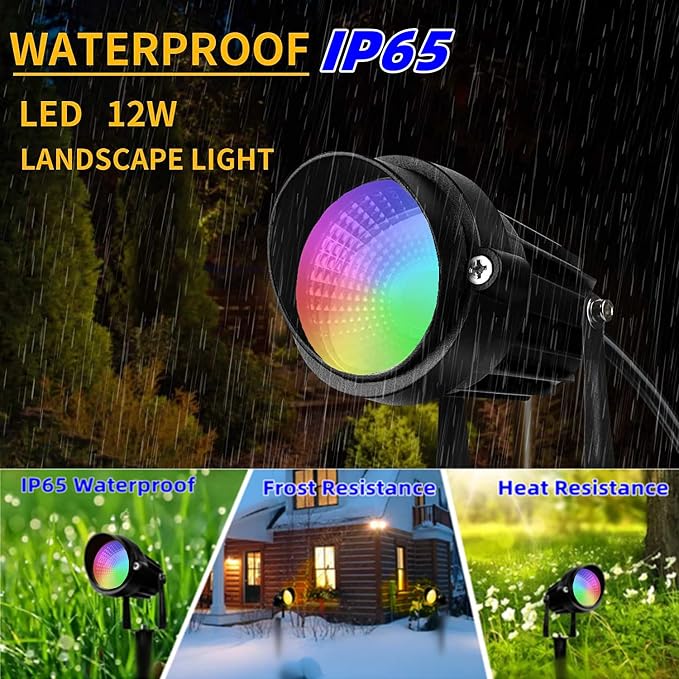 Christmas RGB Spot Lights, Outdoor Spotlights - Image 4